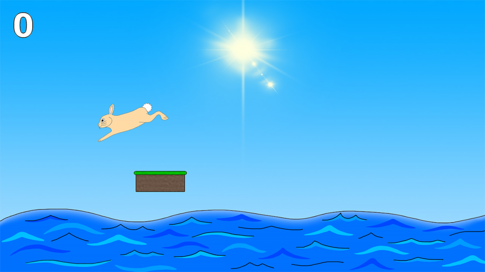 #2. Platform Hopper - Endless Rabbit Jump Reflex Game (iOS) Podle: Derell Kanell-Johnson