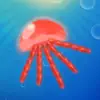 Jelly Fish Deep Blue Sea Diver In Ocean Saga Quest delete, cancel