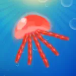 Jelly Fish Deep Blue Sea Diver In Ocean Saga Quest App Cancel