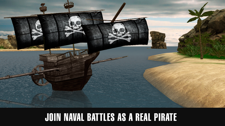 #1. Pirate Ship Flight Simulator 3D (iOS) 由: Tayga Games OOO
