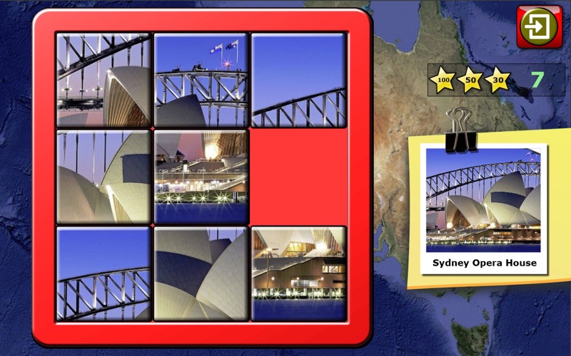 Screenshot #2 pour Enfants Slide Puzzle World mystique squares jeu 15