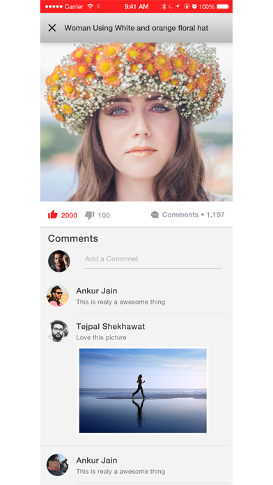 App screenshot