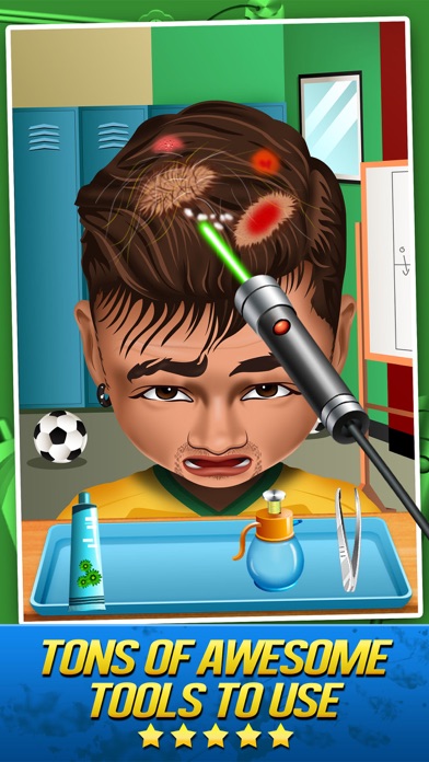 Soccer Star Hair Doctor Clinic screenshot 2