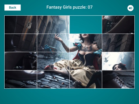 Fantasy Girls Sliding Jigsaw screenshot 4