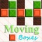 Moving boxes The game brain thinking design wheel box to position correctly