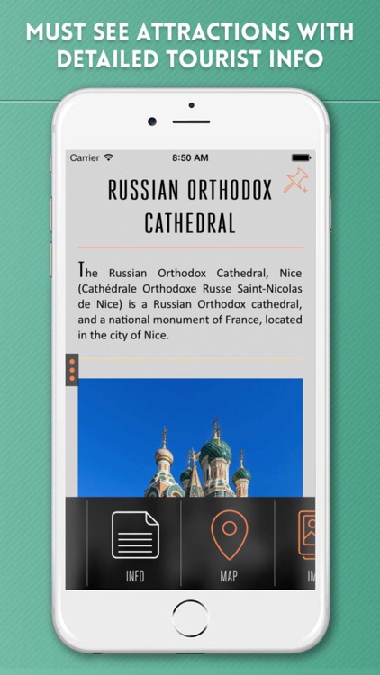 Nice Travel Guide with Offline City Street Map