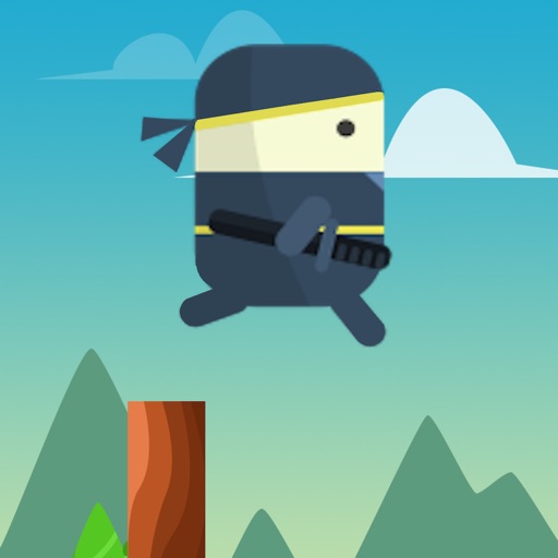 Ninja Sticker Jump iOS App