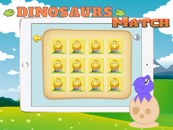 Dino Animal Memory Match Facts Cards iPad screenshot