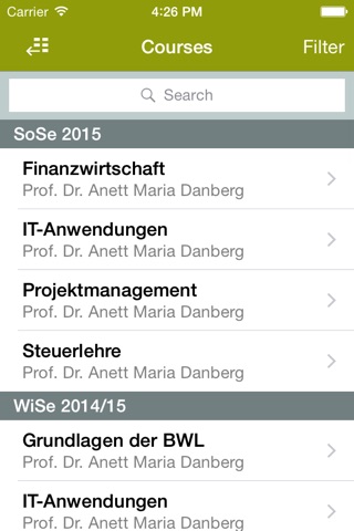 SRH Hochschule Calw mobil screenshot 2