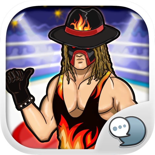 Wrestlers Emoji Stickers Keyboard Themes ChatStick icon