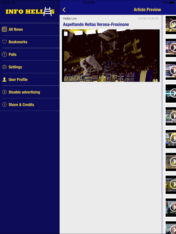 Screenshot #6 pour Info Hellas Verona