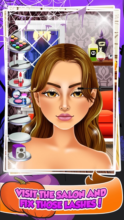 Halloween Salon Spa Make-Up Kids Games Free