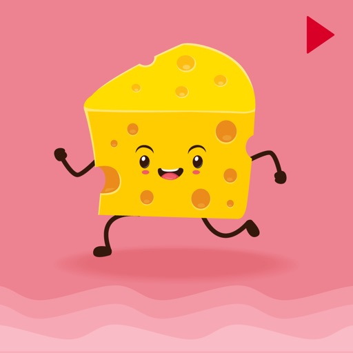 Animated Cheese Love Emoji iOS App