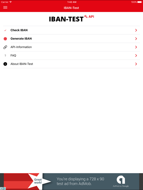 Screenshot #4 pour IBAN-Test