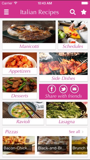 Italian Food Recipes - best cooking tips, ideas(圖1)-速報App
