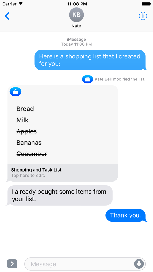 Shopping and Task List - 1.5.2 - (iOS)