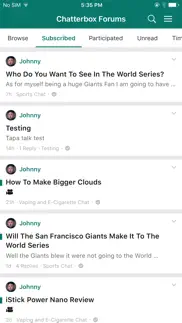 chatterbox forums iphone screenshot 1
