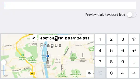 Coordinates Keyboard