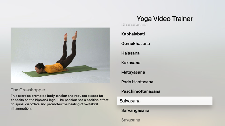 Screenshot #3 pour Yoga Video Trainer TV