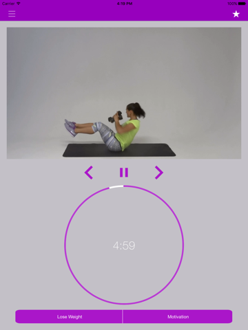 Dumbbell Abdominal Exercises and Workout Training screenshot 3