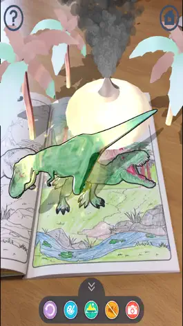 Game screenshot AREVO DINO - 3D AR COLORING hack