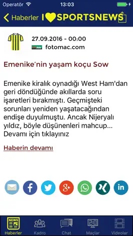 Game screenshot Sports News - Fenerbahçe SK edition hack
