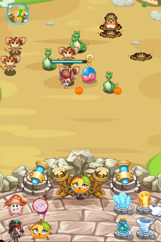 Heroes Defense:Fruit Saga screenshot 3