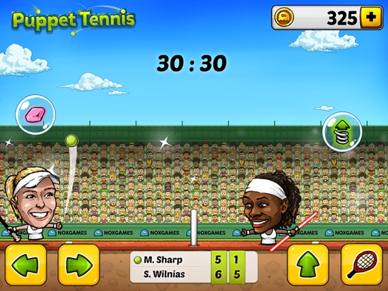 Screenshot #6 pour Tennis Marionnette:  Topspin Tournoi de la grande tête légendes Marionette