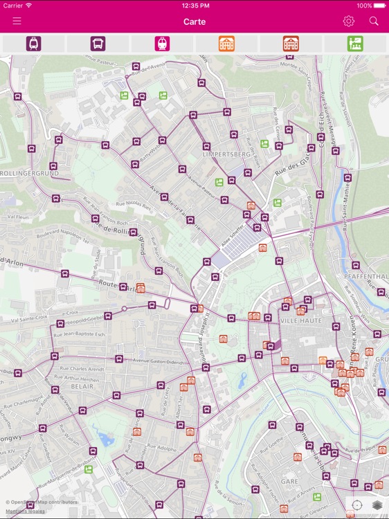 mobiliteit.lu for iPad