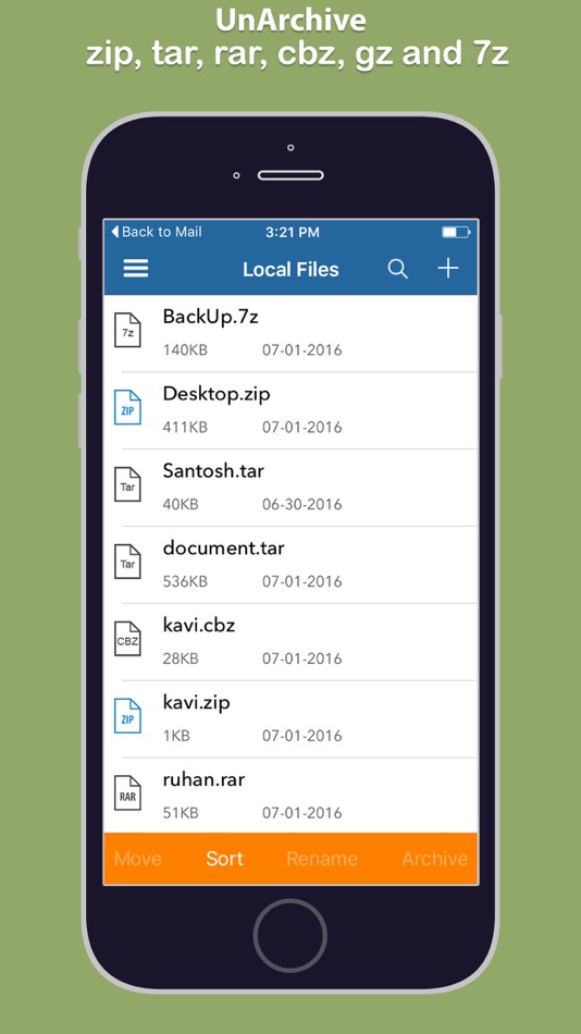 File Extractor - zip rar tar gz 7z - 1.0 - (iOS)