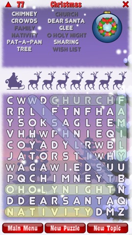 Santa's Christmas Word Searchのおすすめ画像2