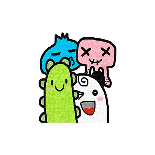 Baby Monsters World - Colorful Stickers icon