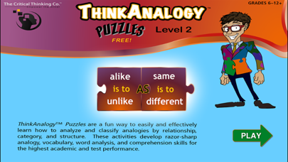 Screenshot #1 pour ThinkAnalogy™ Puzzles 2 (Lite)