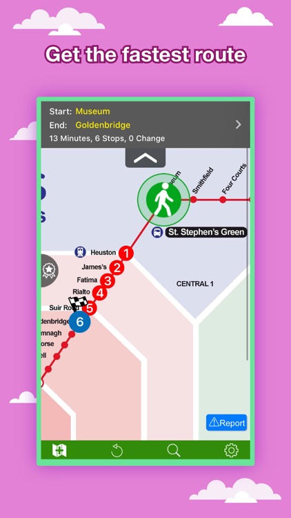 Dublin Transport Map - Subway Map & Route Planner