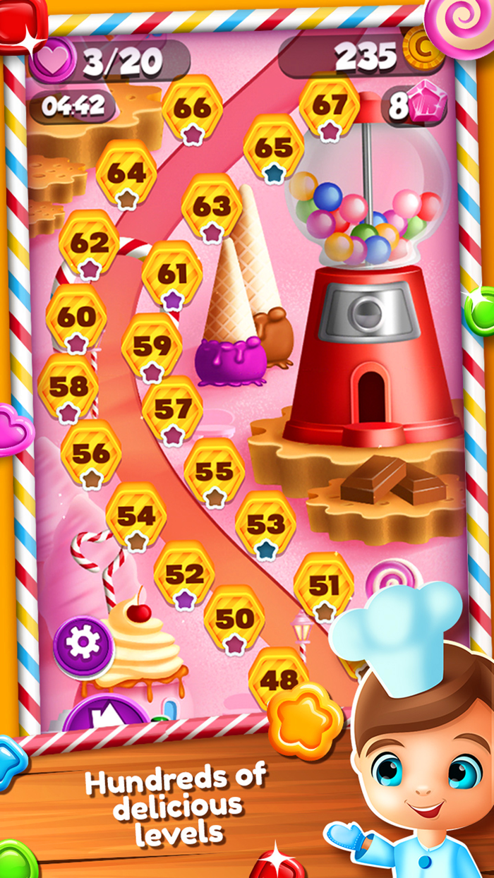 Sweet Jelly Match 3 Games – Crush Color.ed Candy in the Jam Blast.ing Quest With Cookie.s
