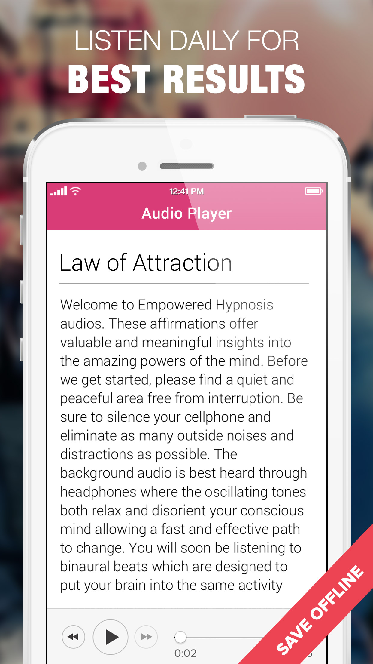 Hypnosis for Law of Attraction