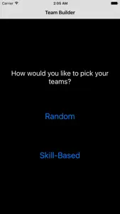 Team Builder screenshot #1 for iPhone