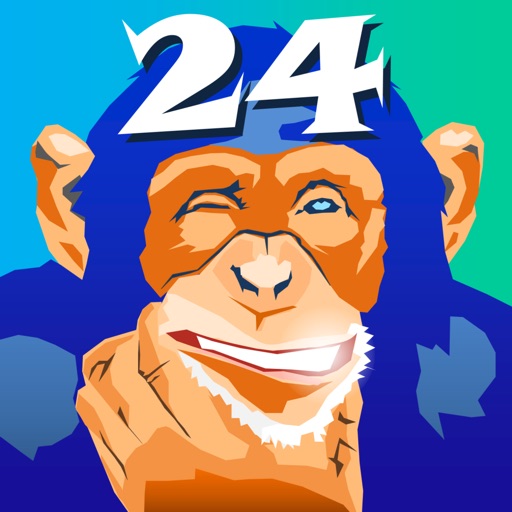 Chimp 24 - Brain entertaining arithmetic puzzles (Pro) Icon