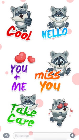 Raccoon - Sticker Pack(圖1)-速報App