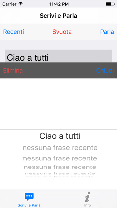 Screenshot #2 pour ioParlo Lite
