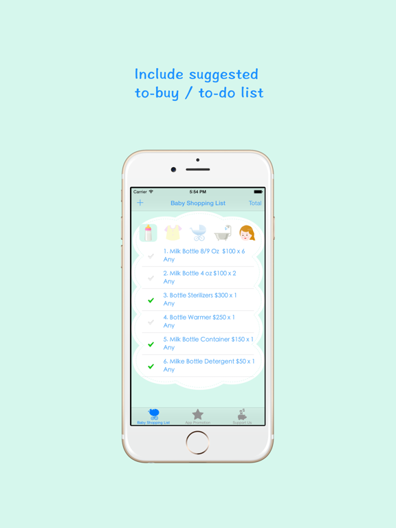 Screenshot #5 pour Baby Shopping List - Moms' essential BB checklist