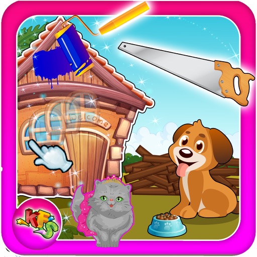Build a Pet House – Design & decorate the animal home in this kid’s game Icon