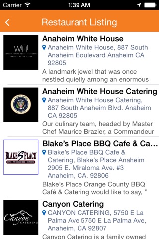 OCRestaurantGuides screenshot 2