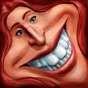 Caricature Hyper Face Morph from photos, camera shots or Facebook app download