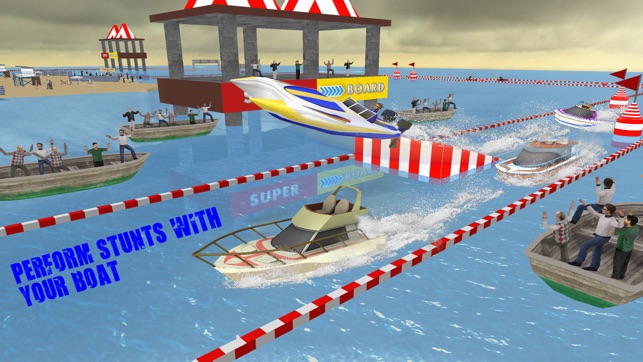 Speed Boat Water Sports Racing Simulator