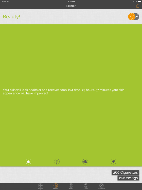 Smokerstop iPad screenshot 3 - Health & Fitness app