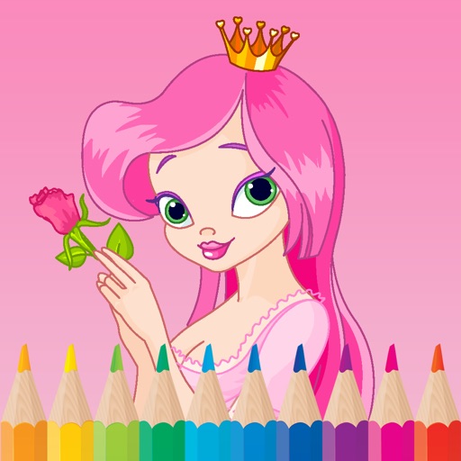 My Little Princess Coloring Book Games for Girls iOS App