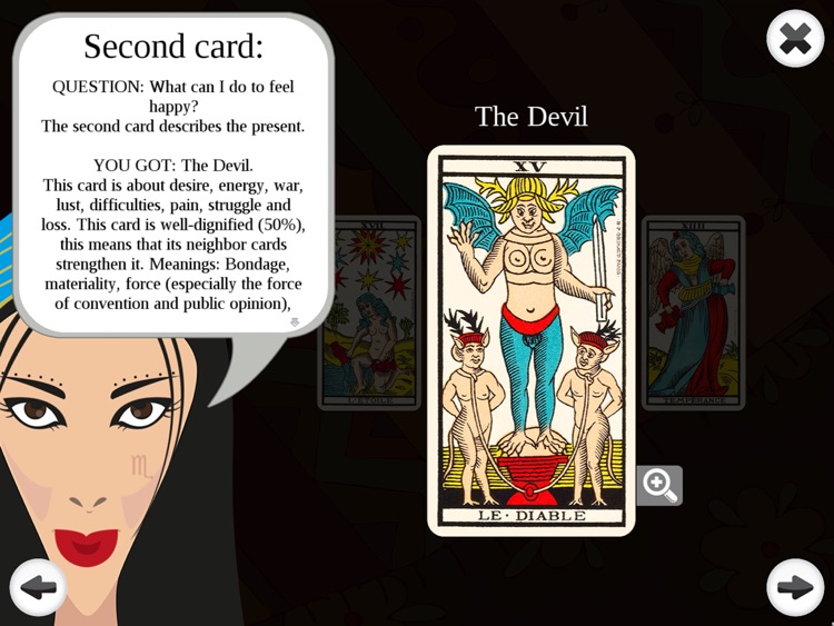 Tarot Readings HD - marseilles taro screenshot-4