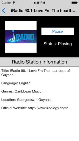 Game screenshot Guyana Radio Live Player (Georgetown / English) apk