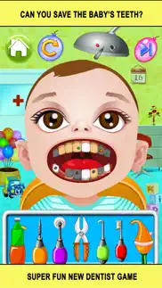 baby doctor dentist salon games for kids free iphone screenshot 1